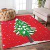 Christmas Rugs, Christmas Area Rugs, Christmas Pattern Print Area Limited Edition Rug, Christmas Floor Mats