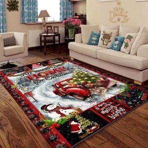 Christmas Rugs, Christmas Area Rugs, Christmas Rug All Hearts Come Home For Christmas , Christmas Floor Mats