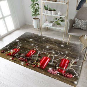 Christmas Rugs, Christmas Area Rugs, Cozy Cabin&hellip;