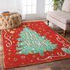Christmas Rugs, Christmas Area Rugs, Elegant Festive Finesse With Christmas Limited Edition Rug, Christmas Floor Mats