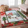 Christmas Rugs, Christmas Area Rugs, Fireside Flurries With Christmas Limited Edition Rug, Christmas Floor Mats