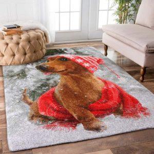 Christmas Rugs, Christmas Area Rugs, Ho-Ho-Hound Happiness&hellip;
