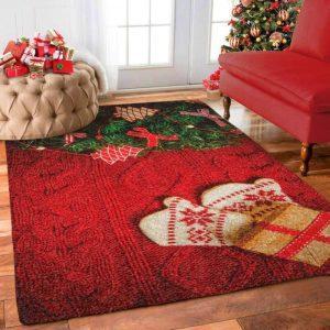 Christmas Rugs, Christmas Area Rugs, Poinsettia Pizzazz&hellip;