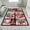 Christmas Rugs, Christmas Area Rugs, Red Truck Christmas Rug All Roas Lead Home, Christmas Floor Mats