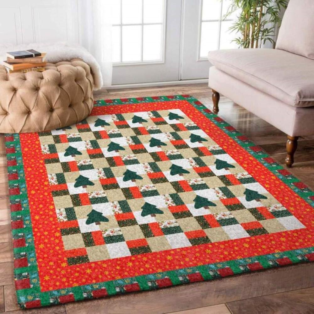 Christmas Rugs, Christmas Area Rugs, Reindeer Reverie With Christmas Limited Edition Rug, Christmas Floor Mats