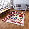 Christmas Rugs, Christmas Area Rugs, Red Truck West Virginia Rug All Hearts Come Home For Christmas, Christmas Floor Mats