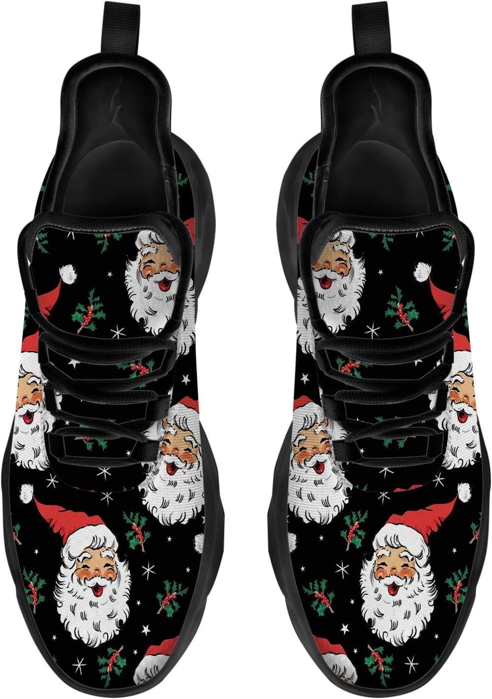 Christmas Shoes, Christmas Running Shoes, Funny Santa Claus Max Soul Shoes, Christmas Shoes 2023