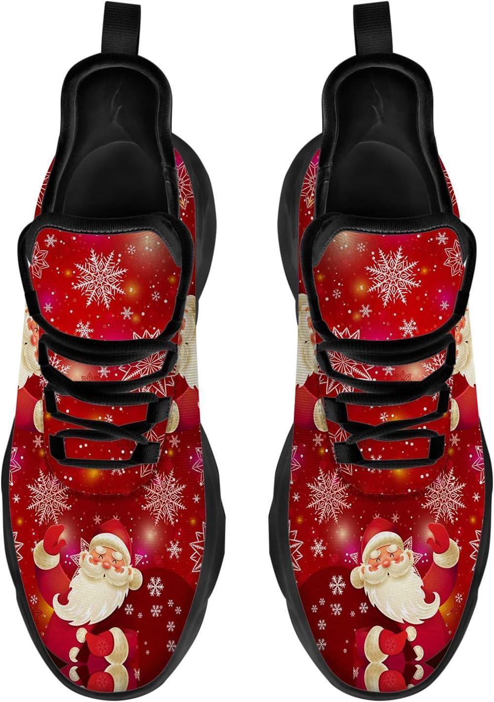 Christmas Shoes, Christmas Running Shoes, Happy Santa Claus Max Soul Shoes, Christmas Shoes 2023