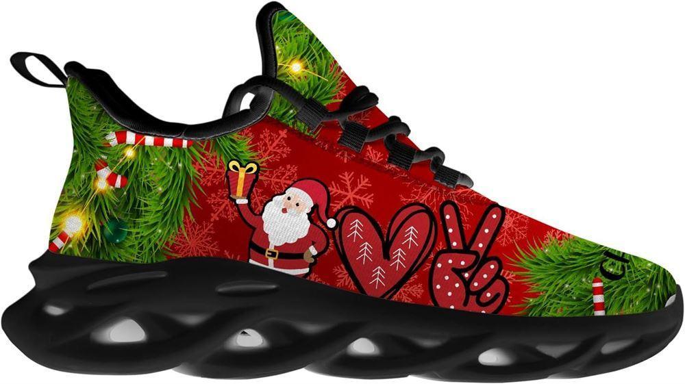 Christmas Shoes, Christmas Running Shoes, Santa Feace Love Christmas Max Soul Shoes, Christmas Shoes 2023