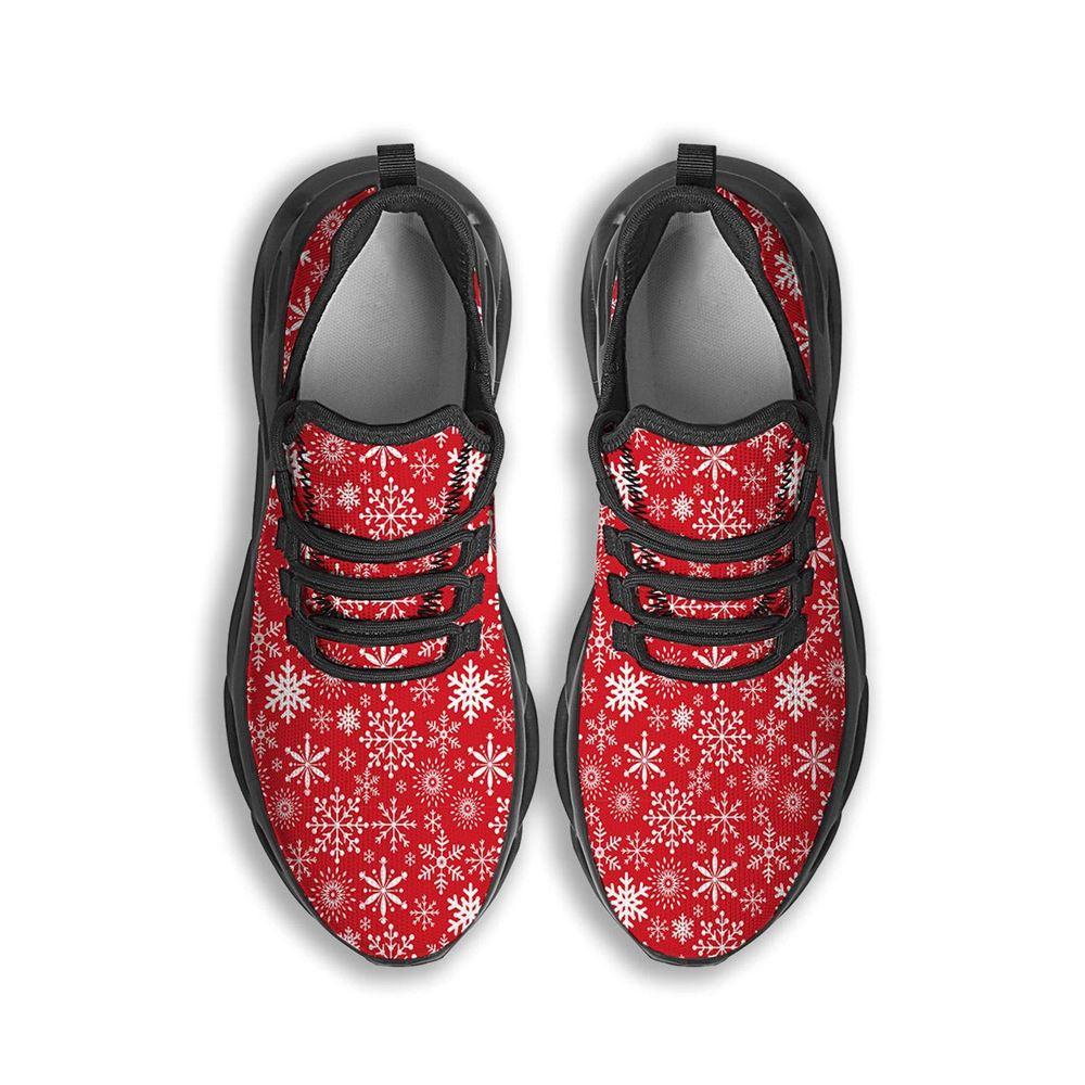 Christmas Shoes, Christmas Running Shoes, Snowflake Christmas Print Black Max Soul Shoes, Christmas Shoes 2023