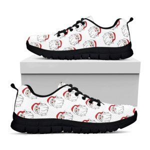 Christmas Sneaker, Christmas Santa Claus Pattern Print&hellip;