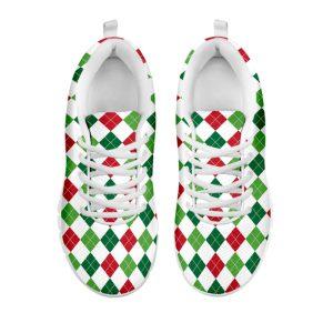 Christmas Sneaker Merry Christmas Argyle Pattern Print Running Shoes Christmas Shoes Christmas Running Shoes Christmas Shoes 2023 5 e7iey1.jpg