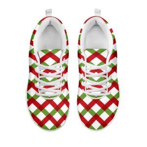 Christmas Sneaker Merry Christmas Checkered Pattern Print Running Shoes Christmas Shoes Christmas Running Shoes Christmas Shoes 2023 5 idhbej.jpg