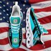 Custom Name Rank Military Shoes, US Coast Guard Veteran All Over Printed Custom Clunky Sneakers, Veterans Shoes, Max Soul Shoes