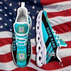 Custom Name Rank Military Shoes, US Coast&hellip;