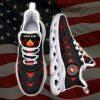 Custom Name Rank Military Shoes, US Marine Corp Veterans Custom Clunky Sneakers All Over Printed, Veterans Shoes, Max Soul Shoes