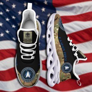Custom Name Rank Military Shoes, US Space… Custom Name Rank Military Shoes, US Space…