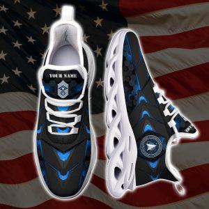 Custom Name Rank Military Shoes, US Space… Custom Name Rank Military Shoes, US Space…