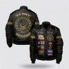 Navy Bomber Jacket, Custom Name Rank US Navy Veteran Bomber, Veteran Bomber Jacket