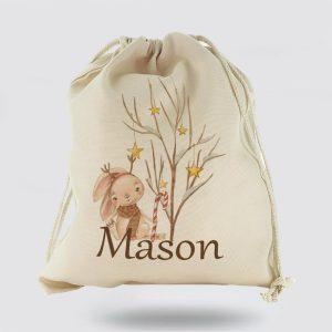 Personalised Christmas Sack, Canvas Sack With Cute&hellip;