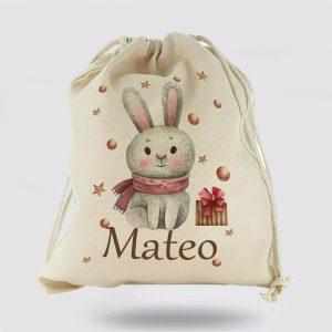 Personalised Christmas Sack, Canvas Sack With Cute&hellip;