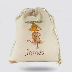 Personalised Christmas Sack, Canvas Sack With Cute&hellip;