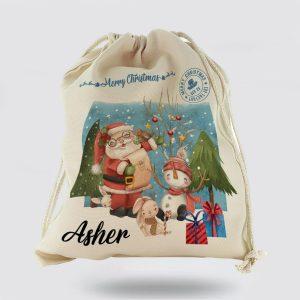 Personalised Christmas Sack, Christmas Gift Sack Santa&hellip;
