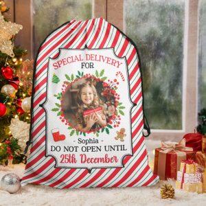 Personalised Christmas Sack, Personalized Photo Santa Bag&hellip;