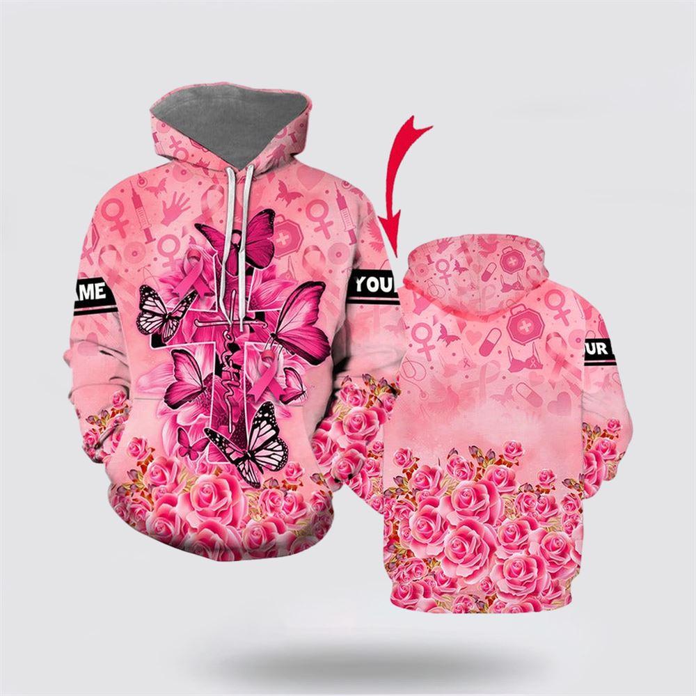 Breast Cancer Hoodie, Personalized Name Breast Cancer Faith All Over Print Hoodie, Breast Cancer Awareness Shirts Breast Cancer Hoodie, Personalized Name Breast Cancer Faith All Over Print Hoodie, Breast Cancer Awareness Shirts