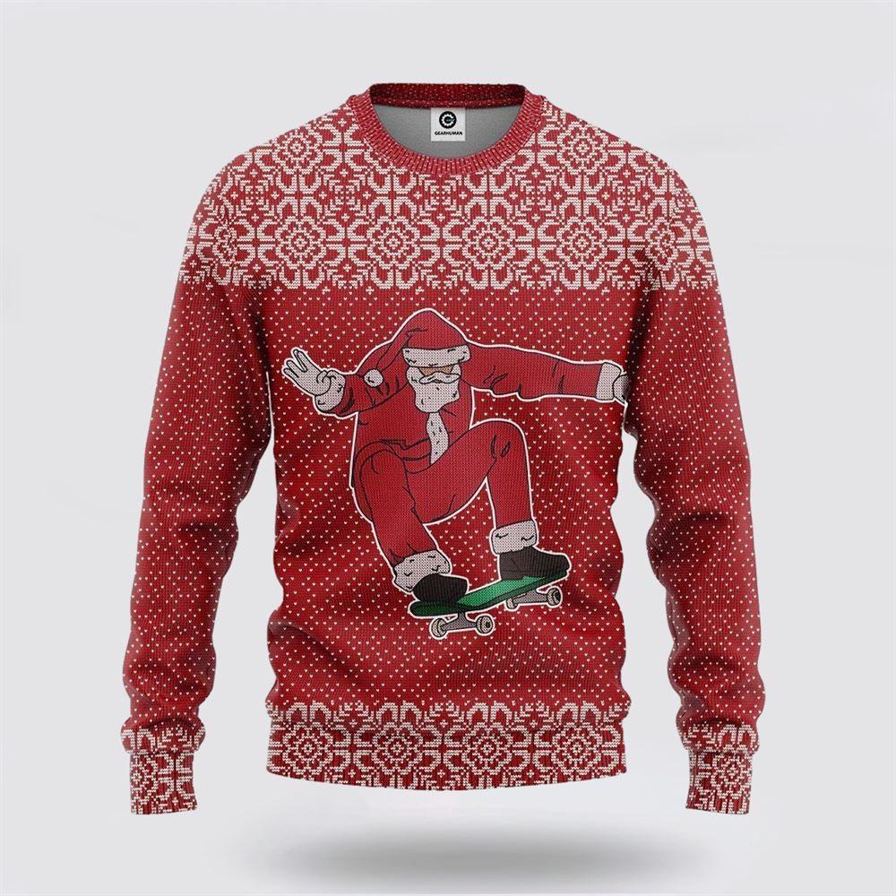 Santa Claus Sweater, Casespring Santa Claus Ugly Christmas Sweater, Santa Claus Outfit History
