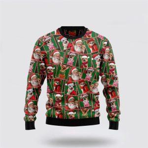 Santa Claus Sweater, Chihuahua Santa Claus Ugly&hellip;