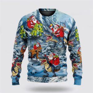 Santa Claus Sweater, Christmas Santa Claus Riding&hellip;