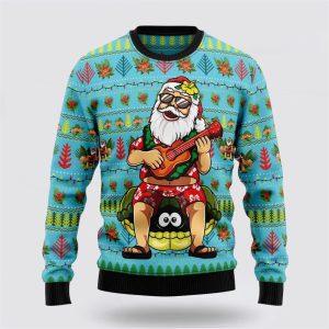 Santa Claus Sweater, Hawaiian Christmas Santa Claus&hellip;