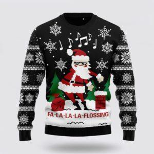 Santa Claus Sweater, La La La Flossing&hellip;