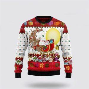 Santa Claus Sweater, Reindeer And Santa Claus&hellip;