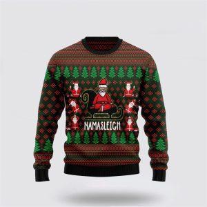 Santa Claus Sweater, Santa Claus Love Yoga&hellip;