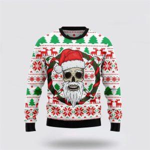 Santa Claus Sweater, Santa Claus Skull Ugly&hellip;