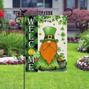 St Patrick s Day Flag Lucky Gnome Green Flag Lucky Gift For St Patrick s Day St Patrick s Day Garden Flag 4 xviqlg.jpg