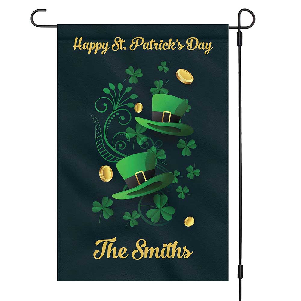 St Patrick’s Day Flag, St Patrick’s Day Custom Garden Flag, St Patrick’s Day Garden Flag