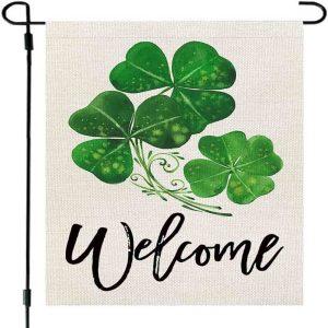 St Patrick’s Day Flag, Three Lucky Clovers&hellip;