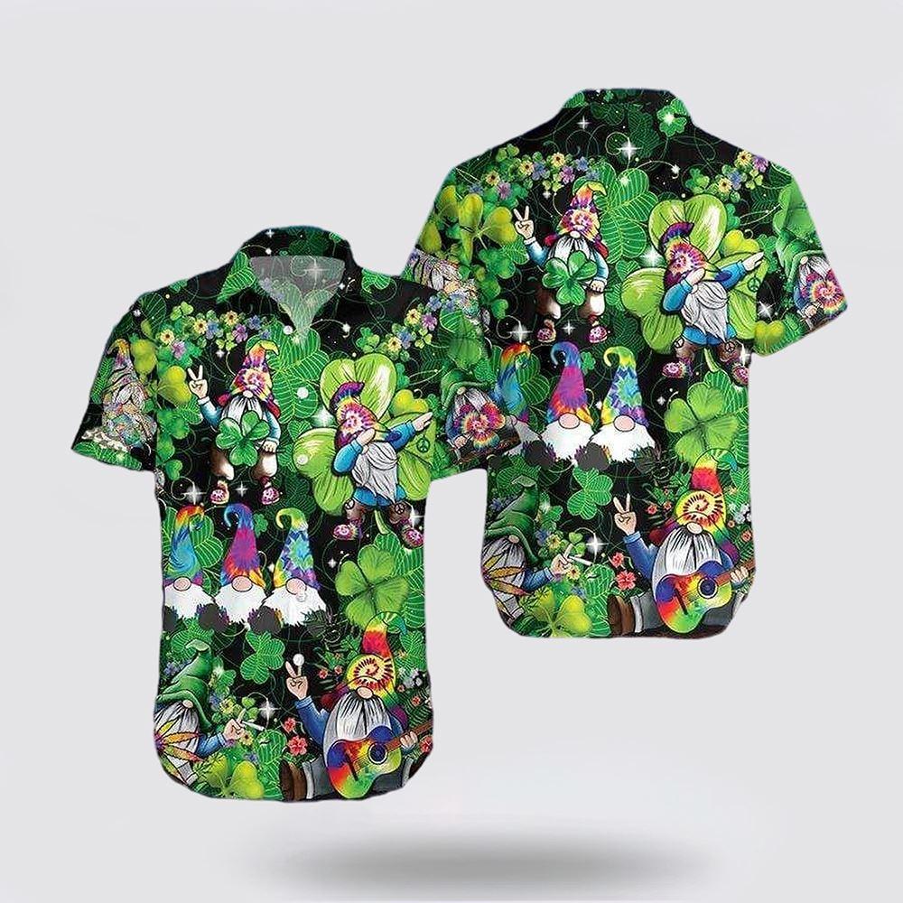 St Patrick’s Day Hawaiian Shirt, Hippie Saint PatrickS Day Colorful Hawaiian Shirt, St Patricks Day Shirts