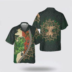 St Patrick’s Day Hawaiian Shirt, Ireland Map&hellip;