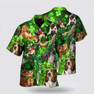 St Patrick s Day Hawaiian Shirt Irish Cat Girl St Patrick s Day Green Light Hawaiian Shirt St Patricks Day Shirts 2 f01ozv.jpg