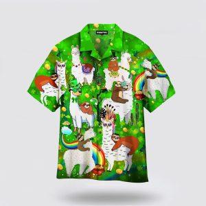 St Patrick’s Day Hawaiian Shirt, Llama And&hellip;