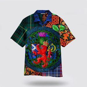 St Patrick’s Day Hawaiian Shirt, Scotland Rampant&hellip;