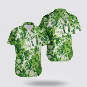 St Patrick’s Day Hawaiian Shirt, Whole Green&hellip;