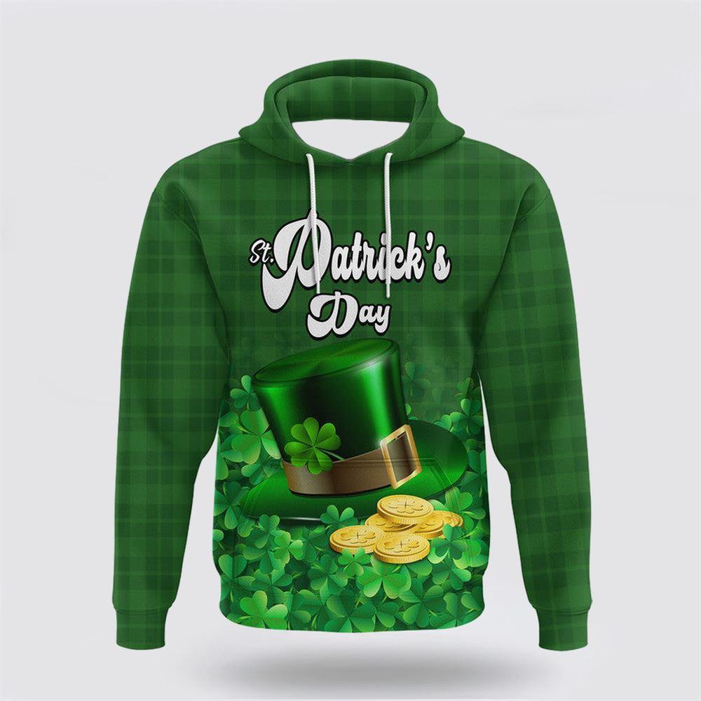 St Patrick’s Day Hoodie, Customized St Patricks Day Hoodie Green Leprechaun Hat With Clover Leaf No2, St Patricks Day Shirts St Patrick’s Day Hoodie, Customized St Patricks Day Hoodie Green Leprechaun Hat With Clover Leaf No2, St Patricks Day Shirts