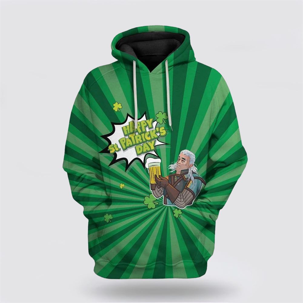 St Patrick’s Day Hoodie, Happy St Patrick’s Day Custom Hoodie Apparel, St Patricks Day Shirts