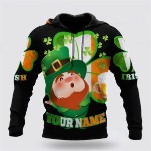 St Patrick’s Day Hoodie, Irish 3D All&hellip;