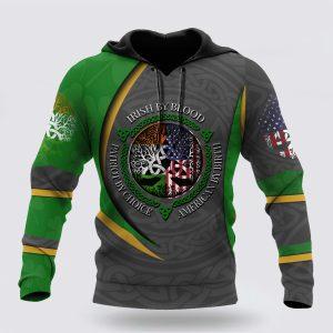 St Patrick’s Day Hoodie, Irish Saint Patrick’s&hellip;
